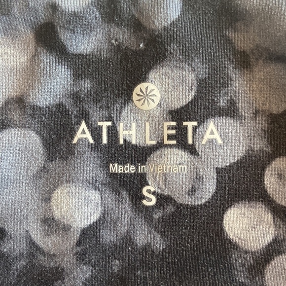 Athleta Grey Circle Patterned High-Waisted Full Length Leggings Size Small - Picture 5 of 5